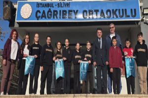 Silivri Çağrıbey Ortaokulu’nda “Ben Temiz Sınıfım Temiz” birincileri ödüllendirildi