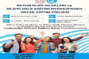Silivri Ülkü Ocakları ve Halk Eğitim Merkezi'nden ortak İngilizce Kursu