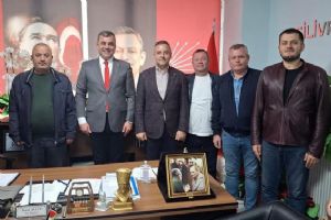 link Melih Yıldız’dan Silivri CHP İlçe Başkanı Doruk Bulut’a hayırlı olsun ziyareti