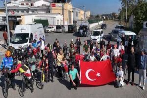 Silivri'de Cumhuriyet Haftasında pedallar özgürlük için çevrildi