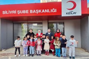 link Silivri Kızılay, Kız İmam Hatip Anasınıfı öğrencilerini ağırladı