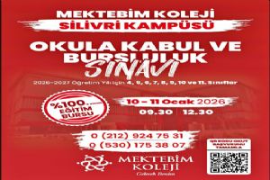 Silivri Mektebim Koleji’nde 2026–2027 Eğitim Yılı Bursluluk Sınavı başvuruları başladı