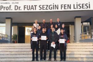 link Silivri Prof. Dr. Fuat Sezgin Fen Lisesi Şampiyon öğrencilerini ödüllendirdi
