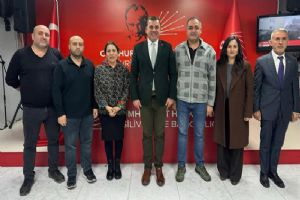 Silivri CHP İlçe Başkanlığı’na Eğitim-Sen ziyareti