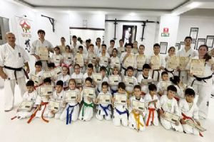 Silivri Karaca Karate Spor Kulübü’nde zorlu Kuşak Sınavı başarıyla tamamlandı