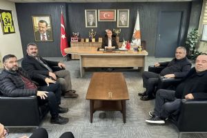 Silivri Şoförler Odası Başkan Adayı Yalçınkaya’dan AK Parti’ye ziyaret