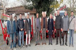 Silivri tarımına Anıza Ekim Makineleri kazandırıldı