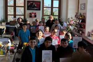 Selimpaşa İlkokulu’nda Öğrencilere Katılım Sertifikası