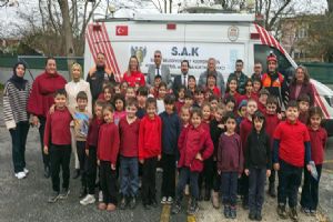 Silivri Akören Okulu’nda öğrenci ve velilere Afet Bilinci Eğitimi