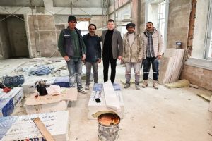 Silivri Alibey Camii’nde kaba inşaat tamamlanmak üzere