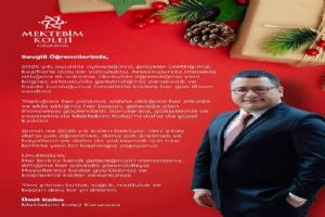 Mektebim Koleji Kurucusu Ümit Kalko’dan 2026 yılı mesajı