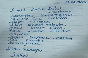 Silivri CHP İlçe Başkanı Bulut’a İmamoğlu'ndan taziye notu