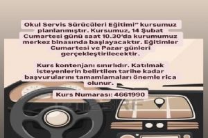 link Silivri’de Okul Servis Sürücüleri Eğitimi başlıyor