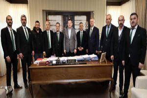 link Silivri Belediye Başkanı Balcıoğlu, Aliş Eren ve ekibini belediyede ağırladı