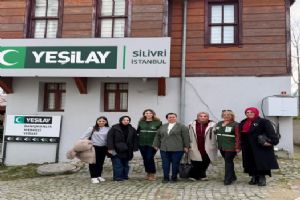 Silivri AK Parti Kadın Kolları’ndan Yeşilay’a ziyaret