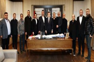 Silivri Belediye Başkanı Balcıoğlu, Ekrem Yalçınkaya ve ekibini ağırladı