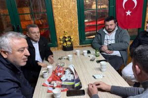 Silivri Şoförler Odası Başkan Adayı Aliş Eren Selimpaşa minibüs esnafıyla buluştu