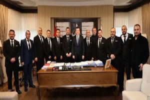 Silivri Belediye Başkanı Balcıoğlu, Dilaver Tunalı ve ekibini Belediyede ağırladı