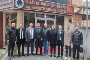 Silivri Şoförler Odası Başkan Adayı Dilaver Tunalı’dan SİBESO’ya ziyaret