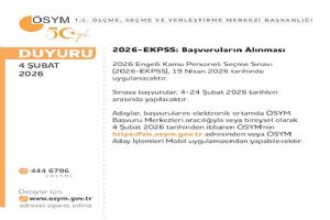 2026 EKPSS başvuruları başlıyor