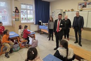 Silivri İlçe Milli Eğitim Müdürü Damat’tan Çeltik İlkokulu’na ziyaret