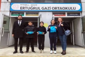 Silivri Ertuğrul Gazi Ortaokulu’nda Bayrak Sevgisi Yarışması