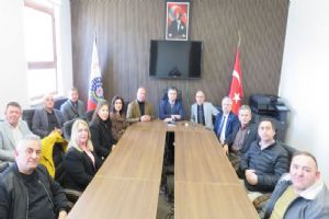 link Silivri Muhtarlarından Emniyet Müdürü Büzkaya’ya hayırlı olsun ziyareti