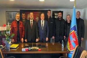 Silivri Sanayi Sitesi Başkanı Çalışkan ve ekibinden Ölçer’e hayırlı olsun