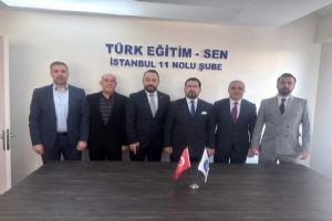 Silivri İlçe Milli Eğitim Müdürü Damat’tan Türk Eğitim-Sen’e iade-i ziyaret