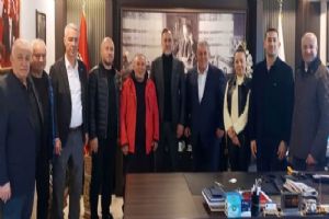 link Silivri eski Belediye Başkanı Yılmaz’dan Koçer’e hayırlı olsun ziyareti