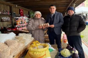 link Silivri Belediye Meclis üyesi Yazıcı köy pazarının önemine dikkat çekti