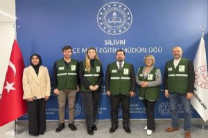 Silivri Yeşilay’dan İlçe Milli Eğitim Müdürü Damat’a ziyaret