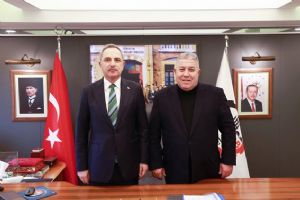 Silivri Esnaf Odası Başkanı Nuray Koçer’den Mesut Şengün’e teşekkür ziyareti