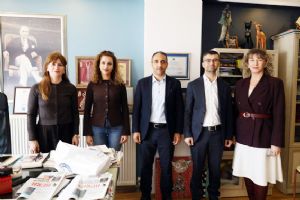 Silivri Eğitim Bir Sen Temsilcilerinden Hürhaber’e ziyaret