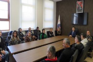 Silivri Taekwondo Ailesinden Emniyet Müdürü Büzkaya’ya ziyaret