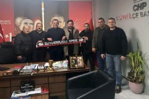 Silivri Büyükkılıçlı Spor Kulübü’nden CHP İlçe Başkanlığı’na ziyaret