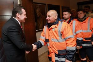 Silivri Belediye Başkanı Balcıoğlu, personeliyle bayramlaştı