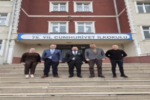 Silivri Milli Eğitim Müdürü Damat’tan 75. Yıl Cumhuriyet İlkokulu’na ziyaret