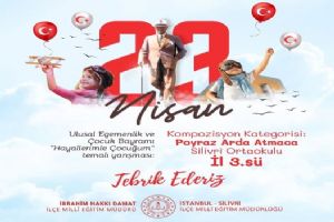 Silivri Ortaokulu Öğrencisi Poyraz Arda Atmaca’dan 23 Nisan’da gururlandıran başarı