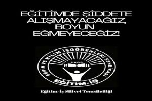 Silivri Eğitim İş: Eğitimde şiddete alışmayacağız, boyun eğmeyeceğiz!