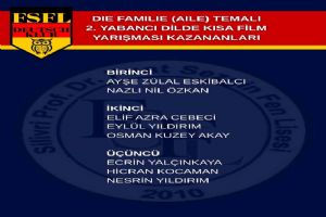 Silivri Fen Lisesi’nde Yabancı Dilde Kısa Film Yarışması sonuçlandı