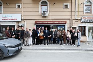 link Silivri Belediye Başkanı Balcıoğlu Kitapseverlerle Ortaköy Atatürk Kütüphanesi’nde buluştu