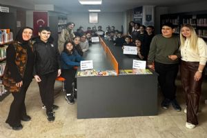 Silivri Ortaköy Sezin Öztaş Ortaokulu’nda Kütüphane Haftası etkinliği