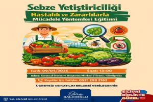 Silivri Belediyesi’nden üreticilere Sebze Yetiştiriciliği Eğitimi