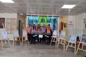 Yusuf Sarıbekir Lisesi'nde “Uluslararası Sıfır Atık Ayı” kapsamında afiş yarışması düzenlendi