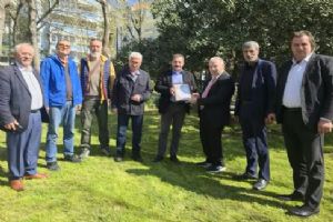 link Silivri Çevre Derneği’nden Süheyl Kırkıcı’ya teşekkür plaketi