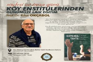 Silivri'de Köy Enstitülerinden günümüze Laik Eğitim Söyleşisi düzenlenecek