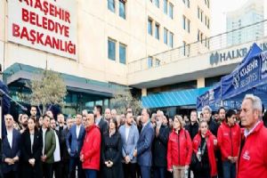 Silivri Belediye Başkanı Bora Balcıoğlu Ataşehir’deki yürüyüşe katıldı