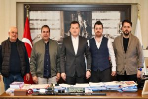 Silivri Belediye Başkanı Balcıoğlu’na muhtarlar ve site yönetiminden ziyaret