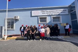 Silivri Şerife Baldöktü MTAL öğrencilerinden Lions Özel Eğitim Okulu’na anlamlı 23 Nisan ziyareti